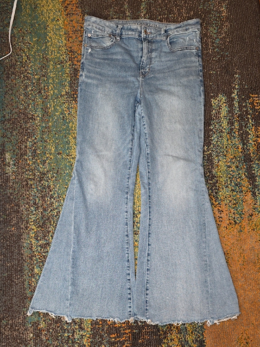 American Eagle Outfitters Light Wash Flare Jeans